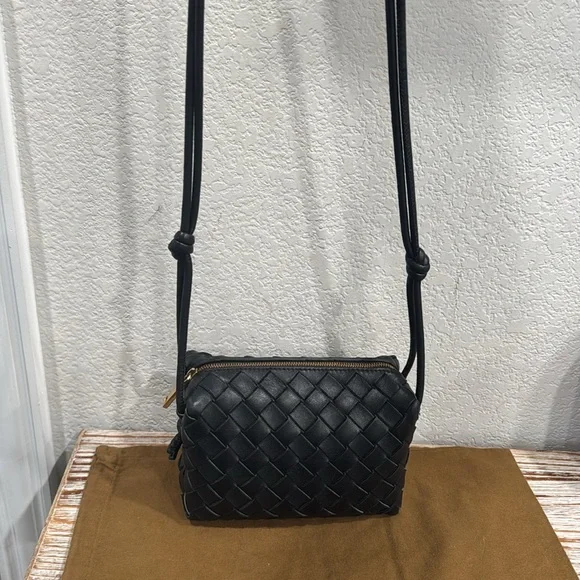 Bottega Veneta Black Mini Loop Camera Bag MSRP 2100 - Picture 3 of 12